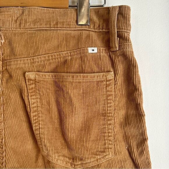 Aritzia Sunday Best Tan Corduroy Straight Leg Pants - Picture 3 of 6